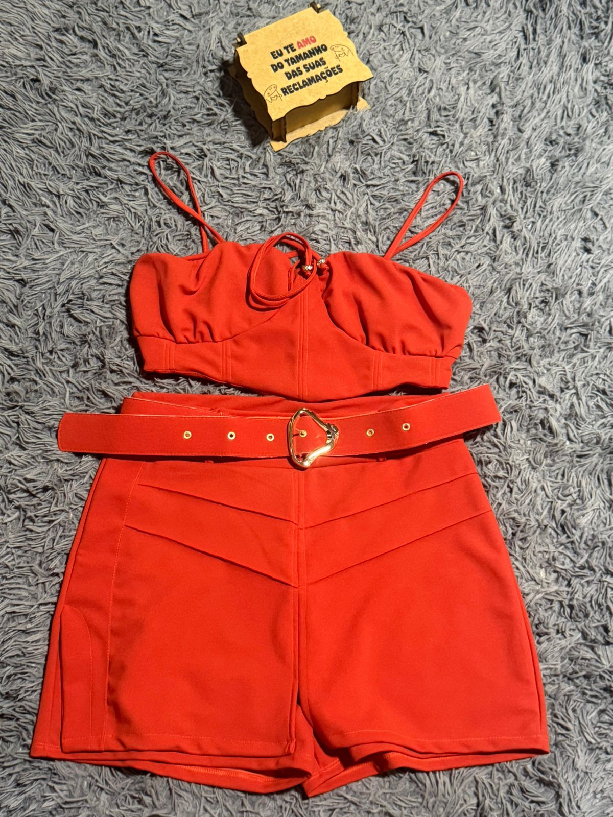 Conjunto Plus Size Laranja (Flat)
